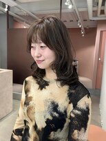 ニカ(NICA) 【NICA】ヘーゼルグレージュ× ミディアムレイヤー☆友常