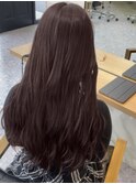 ロングレイヤー/チョコレートブラウン/ピンクブラウン