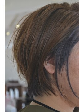 クラン ヘアーアンドスタジオ(CLAN hair & studio) インナーカラー ネイビーブルー