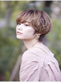 【Lalei】ミルクティブラウン×ゆるふわショート　辻幸奈