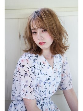 イロドリ ヘアーデザイン(IRODORI hair design) IRODORI　大人かわいいゆるふわミディアム　［西尾一寛］