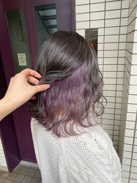 ファンド 千葉(fand) イメチェンインナーカラー/ミニボブ/大人ミディアムヘア