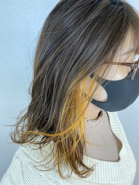 ハル(HAL) イヤリングカラー　　イエロー