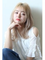 ビーワールド(B WORLD)&nbsp;ホワイトアッシュ！ケアブリーチ！くびれロング！【藤枝】