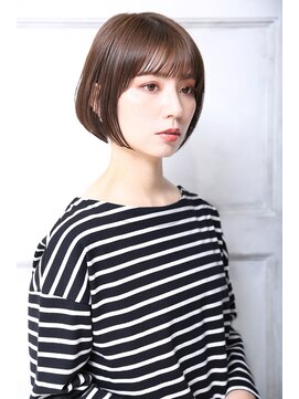 クラッチムク 博多口(CLUTCH muk.) アディクシー　ココアベージュ　クールショート　小顔