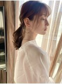 結婚式パーティヘアお呼ばれヘアセットヘアアレンジ