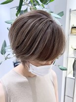 ステアケース 武蔵小杉店(stair:case)&nbsp;白髪とハイライトでつくるグレージュ　白髪ぼかし　40代50代60代