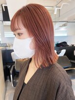 アイティーバイアルバム 藤沢店(IT by ALBUM) アプリコットピンク_ショコラアッシュヘルシースタイル_ba410091