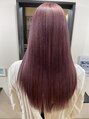 レイルヘア(REIR-HAIR) 髪質改善トリートメント×ピンクカラー
