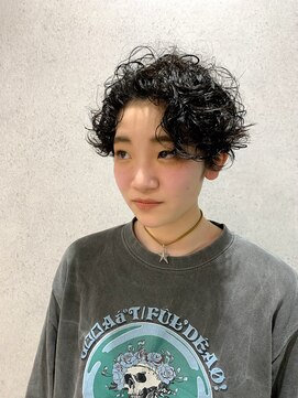 ミクマル(micmal) 20代30代40代大人可愛いくるくるパーマくせ毛風センターパート