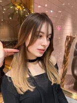 ルームバイシー 新宿(Loom. by Sea)&nbsp;小顔に見せる顔周りレイヤー×レイヤー【新宿美容室/髪質改善】