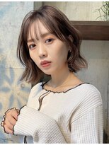 サイン 渋谷(SIGN) ザクザクレイヤーカット巻き方簡単ミディアムロング韓国渋谷