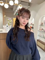 ボタン ハカタ(VOTAN hakata)&nbsp;【博多美容室/坂本早苗】ハーフツインアレンジ