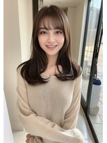 オズ 安積店(OZ) ダブルカラー外ハネボブインナーカラーハイライトケアブリーチ