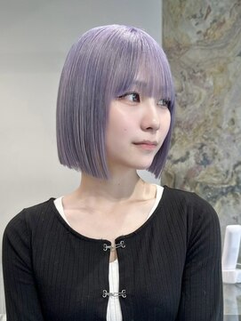 ソル ジングウマエ(SOL JINGUMAE) ミルクティーベージュレイヤーインナーカラーグレージュカラー