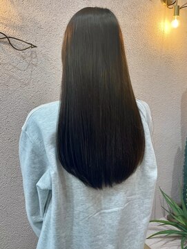 トリコ 柏(tricot) 重めロング/オリーブブラウン