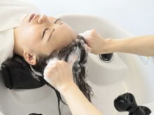 日常の疲れをリセットして気分をリフレッシュする、【こだわりのシャンプー】