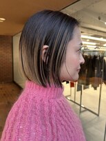 ノラ ヘアーサロン(NORA HAIR SALON) 【大久保】ミニボブと根元が伸びても気にならないルーツカラー