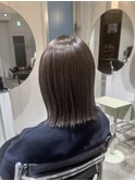 〈宮本〉切りっぱなし×ナチュラルグレージュ