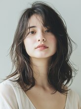 ニーケ 池袋 池袋西口(nike) 暗髪アッシュブラウン＆セミロングレイヤー(池袋/池袋西口/池袋)