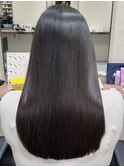 縮毛矯正/艶髪/黒髪ロング