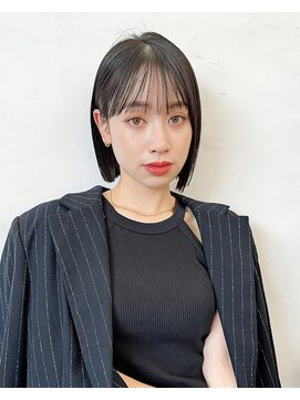 ガーデントウキョウ(GARDEN Tokyo) ボブ/切りっぱなしボブ/暗髪/小顔ヘア/20代30代40代