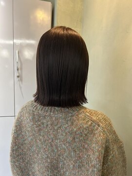 ジェムバイアルテフィーチェ(gem by artefice) オリーブベージュ×ボブ
