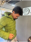 スパイキーショート くせ毛ショート 癖毛 メンズサロン 海老名