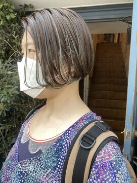 マギーヘア(magiy hair) magiyhair【nico】ミントグリーンとミニボブ