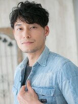 モッズヘア メン 新所沢店(mod's hair men)&nbsp;30代40代フェザーマッシュワイルド黒髪カルマパーマc新所沢