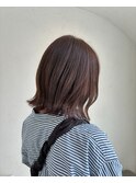 切りっぱなしボブ/くびれヘア