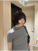 〈ayumi〉ショートウルフ×レッドブラウン