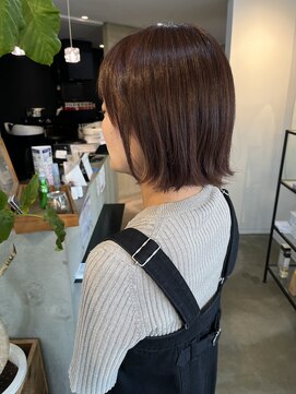 ルーヘア 岐阜(Rooo HAIR) 暖色ブラウン外ハネボブ