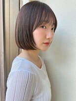 カバーヘア ブリス 川口(COVER HAIR bliss)&nbsp;透明感似合わせカット◎暗髪愛されショートボブ×小顔p川口