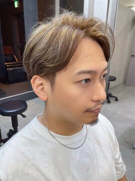 フラッグ ヘアー 天神西通り店(Flag HAIR) メッシュキャップメッシュマッシュ刈り上げ