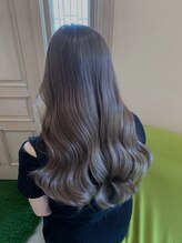 《透明感オリーブベージュ》ヘルシーで都会的な印象に◎髪の赤みが強い人におすすめ♪