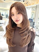 ロンドアンメゾン 原宿(Lond un Maison.) 大人ガーリー/バタフライカット/ミディアムレイヤーカット/0217