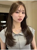 大人上品なレイヤーカット×オリーブグレージュ/大阪・梅田