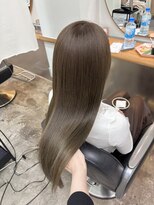 エニエンメイクス 立川(ENIEN MAKE'S)&nbsp;ロング/オリーブベージュ/カラー/Aujua/髪質改善