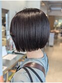 10代20代かわいい切りっぱなしボブカット