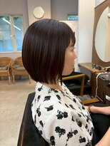 リッチ 菊名店(Rich)&nbsp;髪質改善トリートメント　ストレート　丸みボブ