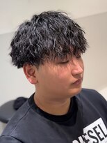 ラスト(LUAST) ツイストスパイラルパーマ波巻きスパイラルメンズマッシュメンズ