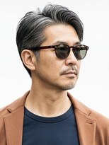 バーバー ミキ 塚本(BARBER MIKI) メンズ/フェザーパーマ/ツーブロック/グレーヘア