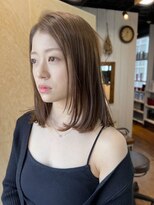 hyon myon/RISEbyREVO 綾瀬店【ヒョンミョン】&nbsp;ハッシュカット/デザインカラー/グレージュ[綾瀬駅/韓国ヘア]
