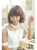 ☆Zina☆大人かわいい透け感ボブ