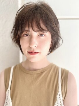 インビテーション(invitation) 【invitation】ゆるパーマ・ショートヘアー・アッシュベージュ