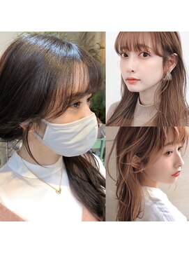 エレノア トーキョー 恵比寿(ELEANOAH TOKYO) #もみあげちょろりん 小顔オリーブカラーハイライトカラー