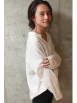ロロネー 森ノ宮キューズモール(Lolonois) 【Lolonois森ノ宮】ナチュラルなエアリーアレンジ（藤岡尚希）