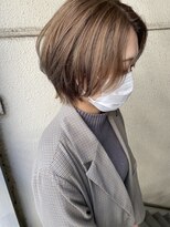 スタジオ ノル(studio noll)&nbsp;【新宿 studio noll. 】グレージュ×ショートウルフ