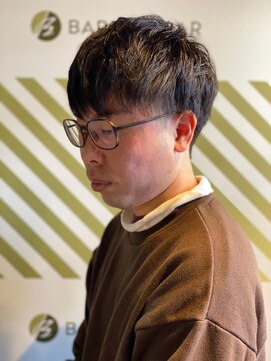バーバーバー アカバネ(BARBER-BAR AKABANE) 大人のパーマスタイル【BARBER-BAR】